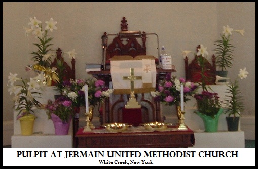 Jermain United Methodist Church Pulpit